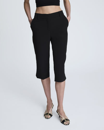 Pantalón con cremallera frontal para mujer