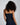 Top tipo bustier con fruncido para mujer