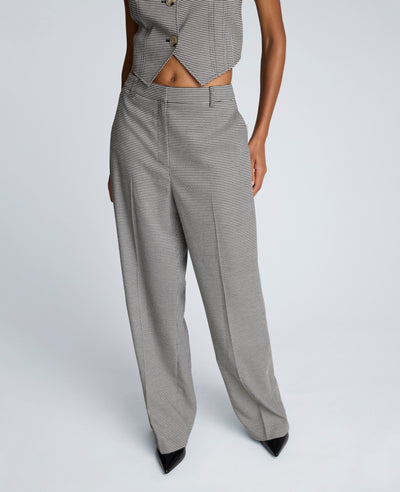 Pantalón boyfriend de tiro alto para mujer